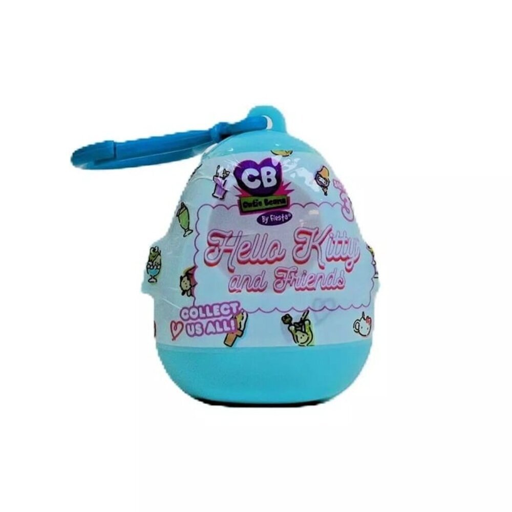 Hello Kitty and Friends Cutie Beans Series 3 - Kiki Plush with Blue Clip Case - Picture 6 of 6